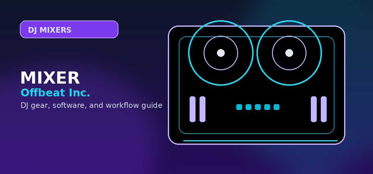Mid-range DJ mixer