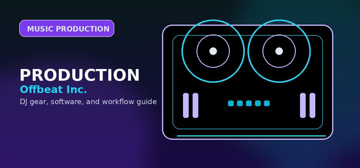 Plugin collection in a music production setup