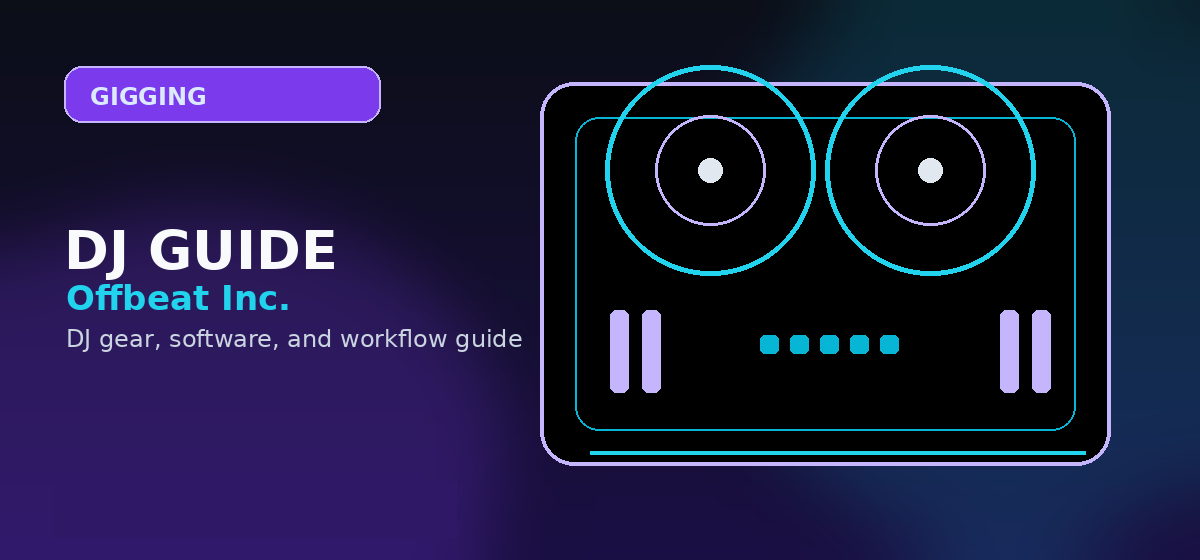 Festival DJ gear checklist and equipment guide